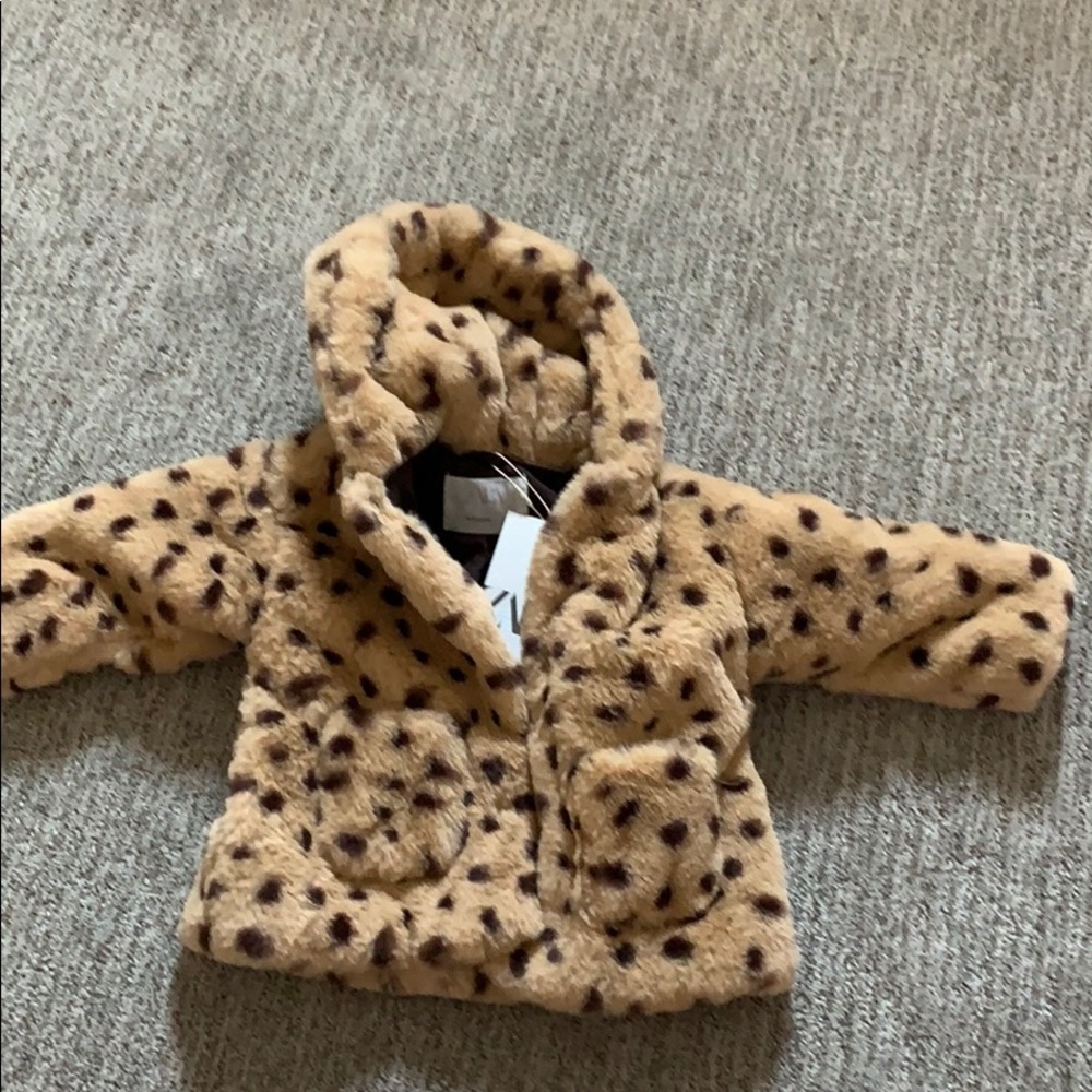 Baby Girl Leopard Coat